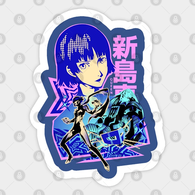 Makoto Code Name Queen Sticker by plonkbeast